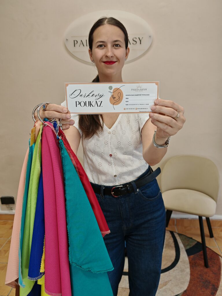 Dárkový poukaz na barevnou typologii